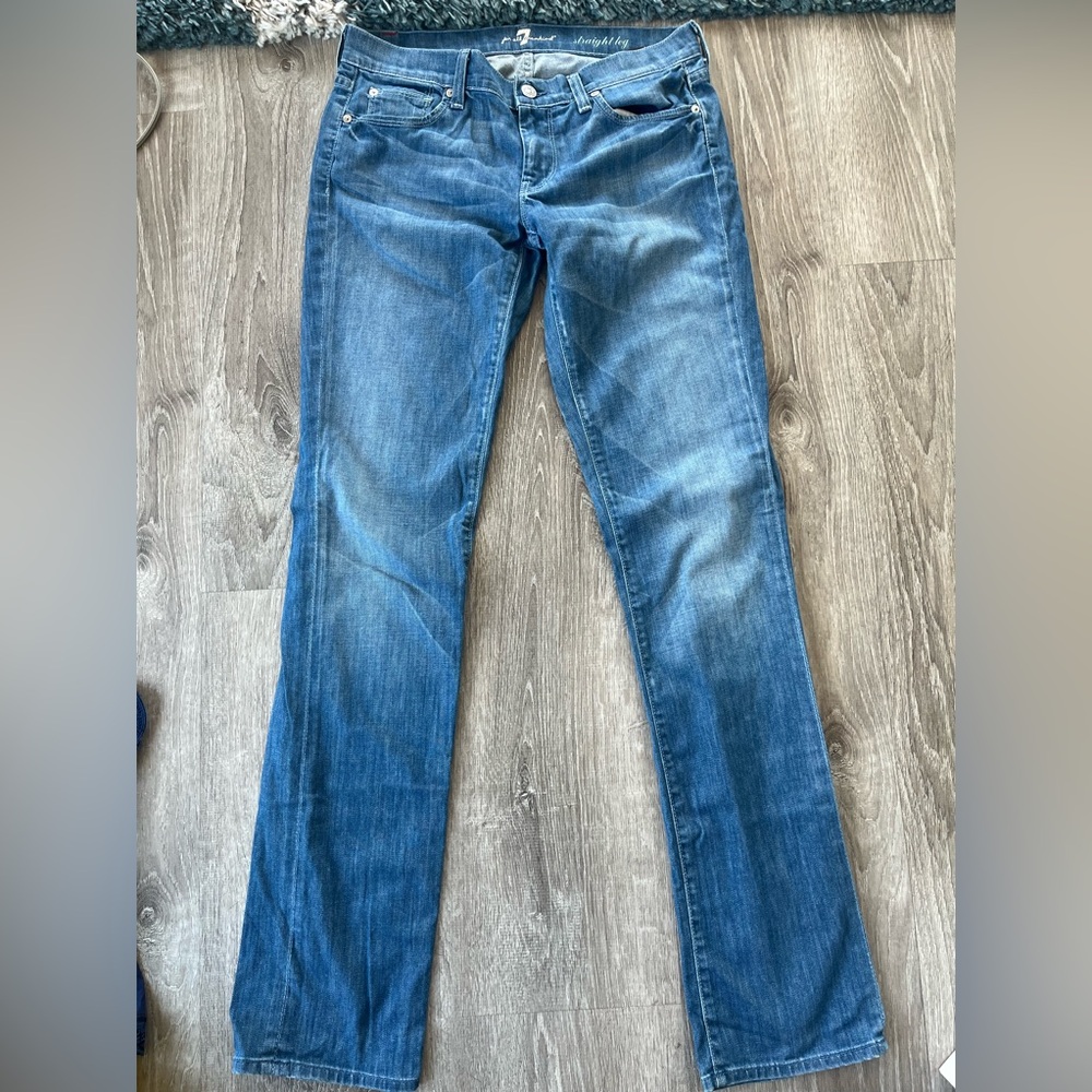 7 For All Mankind Straight Leg Jeans size 28